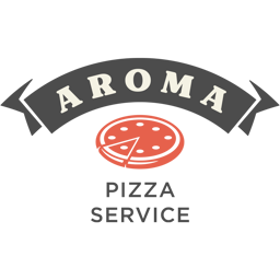 Aroma Pizza Service logo.